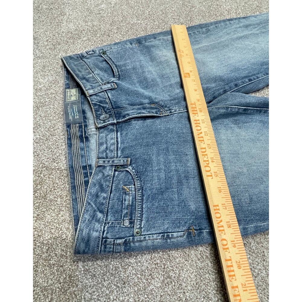 Y2K Indie Sleaze 2000s Converse One Star Low Rise Flare Jeans Size 6 Faded Blue - Picture 8 of 12